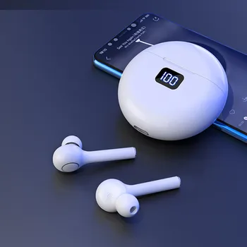 TWS Brezžične Slušalke Hrupa Preklic Bluetooth 5.0 Stereo Slušalke Čepkov Z Mikrofonom Za Pametni Telefon