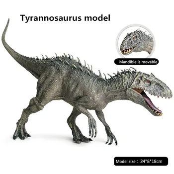 Tyrannosaurus Model Igrača Mesojede Dinozaver Raptor Otroka Fant Lutka Izobraževalne Ornament Strani Lutkovno Plastične Živali Slika Darilo