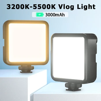 Ulanzi VL81 3200k-5600K 850LM 6,5 W Zatemniti Mini LED Video Luč Pametni SLR Fotoaparat Baterije Vlog Fill Light