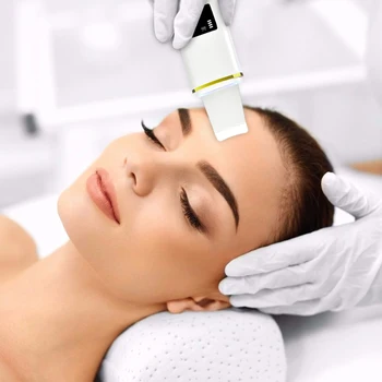 Ultrazvočno Obrazno Čistilo Za Kožo Scruber Peeling Kavitacija Extractor Lifting Obraza Blackhead Odstranjevalec Lepoto Naprave Massager