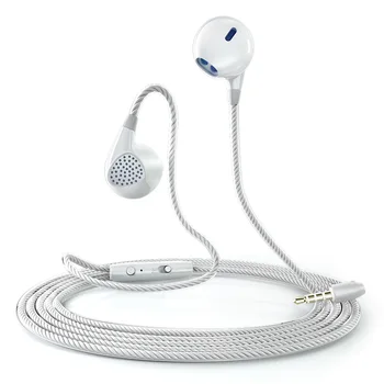 Universal 3,5 mm V Uho Stereo Čepkov Slušalke Z Mikrofonom Za Mobilni Telefon Music Slušalka Bas Stereo Slušalke Hrupa Preklic