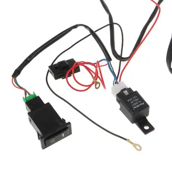 Univerzalni 12V 40A Rele Napeljava varnostni Pas Z On/Off Stikalo za Vgradnjo v Avto Elektronike Pribor Za Avtomobilske LED Kabli