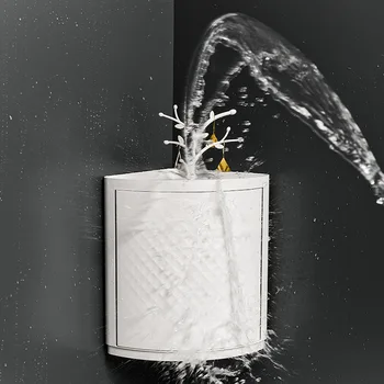 Ustvarjalne 360 ° Obračanje Kotu Šampon Parfum Je Lahko Škatla Za Shranjevanje Nepremočljiva Plastično Steno, Visi Kuhinja, Kopalnica, Oprema