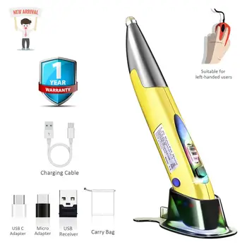 UTHAI 2020 nov izdelek eksplozivno polnjenje miško miško pero 2.4 G brezžični pero miško prilagojene ustvarjalne navpično pero miško 30425