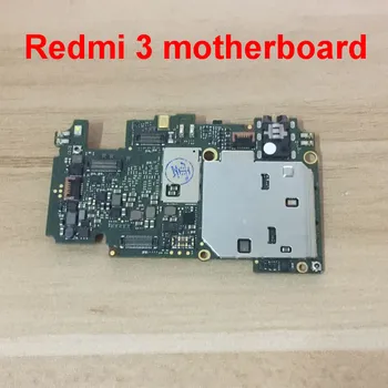 V Zalogi Delajo 16gb Odbor Za Xiaomi Redmi 3 Redmi3 Motherboard Pametni telefon v Popravilo, Zamenjava + številko za sledenje 4016