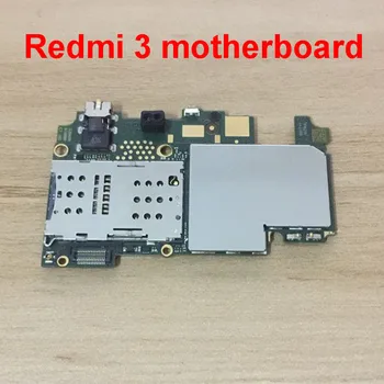 V Zalogi Delajo 16gb Odbor Za Xiaomi Redmi 3 Redmi3 Motherboard Pametni telefon v Popravilo, Zamenjava + številko za sledenje