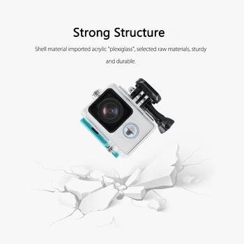 Vamson za Xiaomi za Nl Blue Vodotesno Ohišje 40M Podvodno Potapljanje Športne Nepremočljiva Polje Za Xiaomi za yi delovanje fotoaparata VP608
