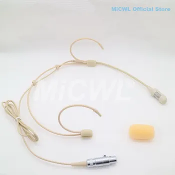 Verodostojno Visoke Kakovosti Cardioid Slušalke Mikrofon za AKG Samson Bež Brezžičnega Mikrofon Sistema TA3F mini XLR 3Pin MiCWL