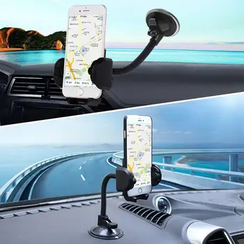 Vetrobransko steklo avtomobila nadzorni Plošči Gori Nosilec Nosilec Za smart phone GPS, Fleksibilno Sesalno Pokal Mobilne Vozila Nosilec za iphone NA
