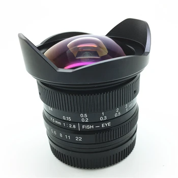 VILTROX 7,5 mm F2.8 fisheye objektiv za sony E EOSM Olympus Panasonic Fujifilm FX fotoaparat Uporablja za vse sam serije
