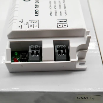 Visoka Napetost AC90-240V brezžični LED osvetlitev RF Dimmer 3keys daljinski upravljalnik Zadnjem Robu Zatemnitev Za LED luči, žarnica DM014