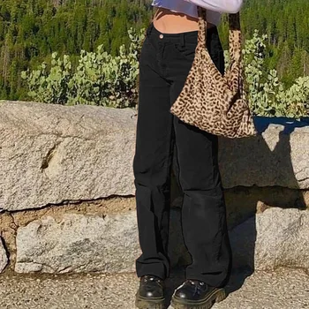Visoka vitka hlače Pozimi Žametne hlače, črno Rjave Dolge Hlače, plus velikost oblačila za ženske hlače seksi ravne noge hlače