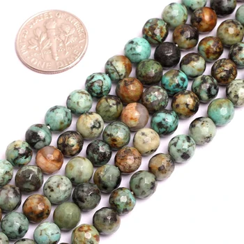Visoko kakovost naravnega kamna kroglice gladko Afriške howlite krog svoboden Biseri 6 8 10 12 14 mm DIY Nakit, Izdelava zapestnica