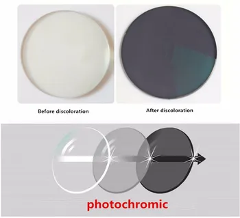 Visoko kakovost photochromic kratkovidnost ogledalo ultra-lahkih priložnostne velik okvir unisex kratkovidnost ogledalo divje barve preveč očala