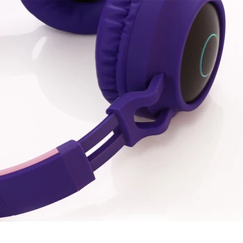 Visoko-kakovostni Razred slušalke Mačje Uho šumov Slušalke Bluetooth 5.0 Otroci Slušalke TF Kartice 3,5 mm Vtič Z Mic Brezžične Slušalke