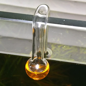 VIV CO2 stekla visi na zaslonu CO2 koncentrat test tekočih kapalko akvarijske vode, rastlin fish tank