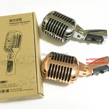 VM-60 Strokovne Obračanje Letnik Mikrofon Klasične Dinamični Mikrofoni Retro Microfone za Oddajanje Vokal & Koncert
