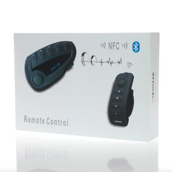 Vnetphone V8 Bluetooth Interkom Motoristična Čelada Slušalke NFC Daljinski upravljalnik FM Nepremočljiva 5 Kolesarji Duplex Wiresless Interkom