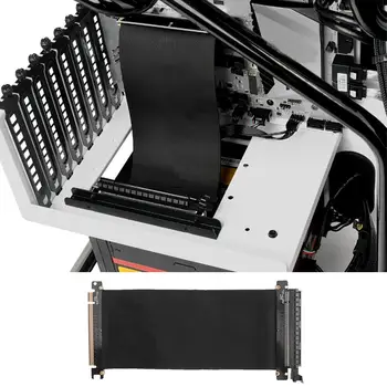 VODOOL 24 cm Visoke Hitrosti PC Grafične Kartice PCI Express Priključek Kabel Riser Card PCI-E 16X Prožni Kabel Podaljšek Adapterja