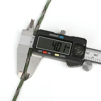 Vojaški standard Premer 4 mm 9 jedro Visoko Trdnost Paracord plezanje pomožna vrv za Preživetje, varnost vrv dolžine 31 m na daljavo,50m,100m