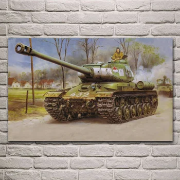 Vojska JE tank družino dnevna soba dekoracijo doma wall art dekor les, okvir, tkanine, plakati KF854 5977