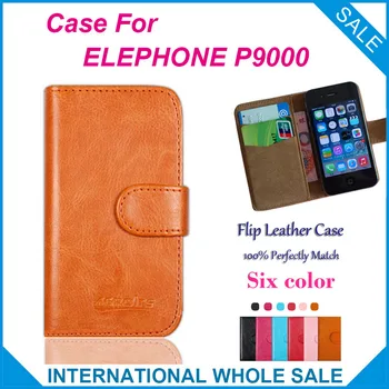 Vroče!ELEPHONE P9000 Primeru Telefon, Nov Prihod Tovarniško Ceno Flip Usnje Izključno Primeru Za ELEPHONE P9000 Primeru številko za sledenje