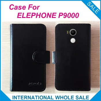 Vroče!ELEPHONE P9000 Primeru Telefon, Nov Prihod Tovarniško Ceno Flip Usnje Izključno Primeru Za ELEPHONE P9000 Primeru številko za sledenje