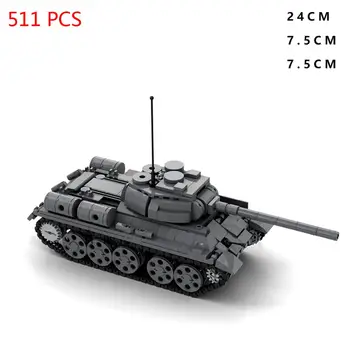 Vroče vojaške WW2 tehnika Sovjetske Vojske T-34 Težki tank orožja, vozila, ki Brani vojne Gradnike modela moc opeke igrače za darilo