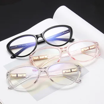 VWKTUUN Cat Eye Glasses Okvir Candy Barve Oči očala Okvirji Za Ženske, Moške Očala za Kratkovidnost Okvirji Študentov Ponaredek Očala