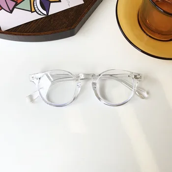 VWKTUUN Okrogle Očala Okvirji Anti Modra Svetloba Očala Ženske Optični Eye glasses Moških Modra Svetloba Blokiranje Očala Računalnik Očala