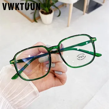VWKTUUN TR90 Očala Okvirji Ženske Moški Kratkovidnost Eye Glasses 2020 Anti Modra Svetloba Očala Kvadratnih Branje Očala Računalnik Očala