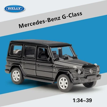 WELLY 1:36 Mercedes-Benz G-Razred zlitine modela avtomobila pralni Simulacije Zbiranje igrač potegnite nazaj vozila Darilo zbirka