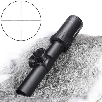 WESTHUNTER WT-1 1-5X24 Compact Obsega Lov Dolgo okularjem Riflescope Mil Dot Ključavnico Kupolo Optika Znamenitosti Za Airsoft Pištola