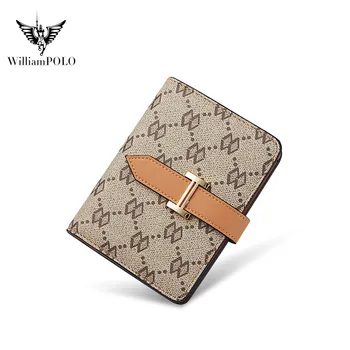 WILLIAMPOLO Nova mala denarnica ženska moda in ženske preprosto kratek Britanski stil denarnice večnamensko multi-kartice sim paket pl208120