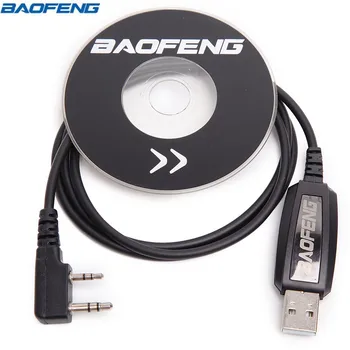 Win10 Baofeng Programiranje USB Cable Driver CD Za BaoFeng UV-5R UV-S9 Plus BF-888S UV-82 dvosmerni Radijski Walkie Talkie