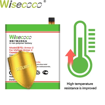WISECOCO 6650mAh Armor2 Baterija Za Ulefone Oklep 2 Telefon, ki je Na Zalogi Visoke Kakovosti Baterija+Številko za Sledenje