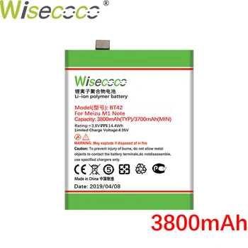 Wisecoco BT40 BT41 BT51 BT42C BT53 Baterija Za Mei zu MX4 MX5 MX6 Pro M2 Opomba PRO 6S M575M Telefon, Baterijo Zamenjajte+Številko za Sledenje