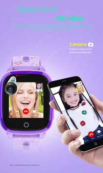 Wonlex KT10 Otroci Pametno Gledati 4G Kamera za Video Klic Telefon-oglejte si Vodotesna GPS, WIFI Smartwatch Anti-Izgubljeno-Spremljanje Lokacije-Finder