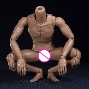 Worldbox 1/6 obsega AT020 Moški Močno Telo Model odporne telesa z vratu carving Moških univerzalnega Modela, 12' Telo Slika Igrače Lutka
