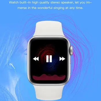 X6 Pametno Gledati 44 Srčnega utripa Moški Ženske Smartwatch za IOS iPhone 11 Android Telefon PK IWO 11 10 8 IWO 12 Pro Spusti Ladje