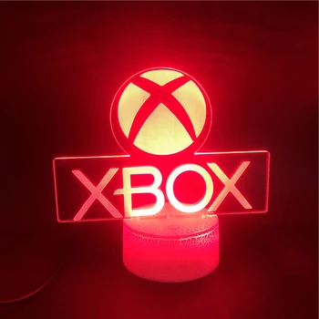 XBOX Doma Igra Pametni Telefon Nadzor Edinstveno darilo za Otroka LED Nočna Lučka USB Neposredno Dobavo Risani Akcijski Lučka Desk Festival