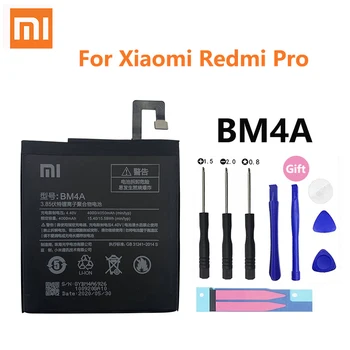 Xiao Mi Original Telefon Baterija 4000 mah BM4A Telefona, Baterije Za Xiaomi Hongmi Redmi Pro RedmiPro Baterije brez Orodja