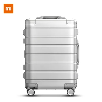 Xiaomi Kovin Ročne Prtljage na 20 palčni Mi Kovčki Potovalni Poslovno Potovanje Moda Priložnostne Kovček Srebrna