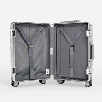Xiaomi Kovin Ročne Prtljage na 20 palčni Mi Kovčki Potovalni Poslovno Potovanje Moda Priložnostne Kovček Srebrna