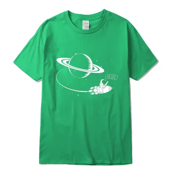 XIN YI moška t-shirt Visoko kakovost bombaža, kratek slleve Smešno astronavt tiskanja Kul svoboden moški tshirt o-vratu moška t-shirt tee