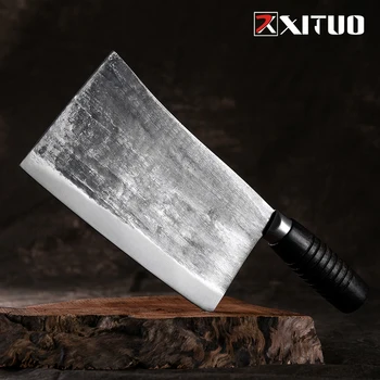 XITUO Ročno Kuhar Nož Visoko vsebnostjo Ogljika Kovani Kuhinjski Nož Profesionalni Nož za Rezanje Mesa, Zelenjave kuhalnice Orodja