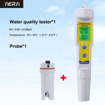 Yieryi PH-618 ATC PH Pero Kakovosti Vode Analizator z Izmenljivimi sonda za Akvarij,Pitne Vode,Aquiculture,Bazen
