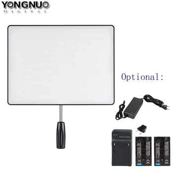 YONGNUO YN600 Zraka YN600 Ultra Tanek LED Kamera Video Lučka 3200K-5500K,Dodatni Polnilec+2Pcs Baterija+NAPAJALNIK 8591