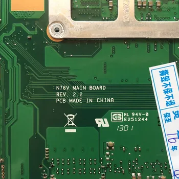 Z 2 gb grafična kartica GT650M N76VZ Matično ploščo za ASUS N76V N76VM N76VJ N76VB N76VZ Laptop Mainboard N76VZ Motherboard test OK 648