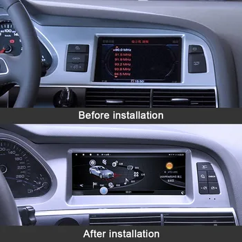 Za Audi A6/C6/4F 2005-2011 Avto Android Multimedijski Predvajalnik, Stereo Autoradio Navigacijo GPS Navi Touch HD Zaslon Carplay